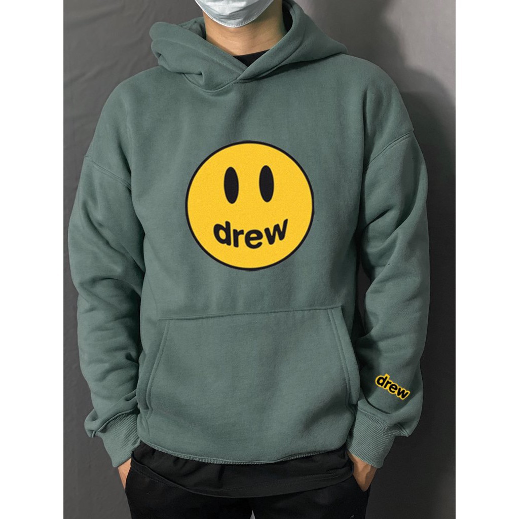 Áo Hoodie DREW unisex nam nữ 10 màu Vải Nỉ Bông 350gsm | BigBuy360 - bigbuy360.vn