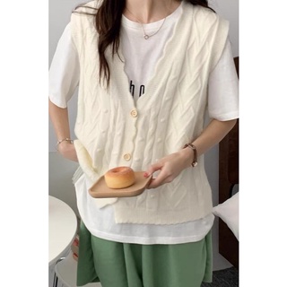 Áo gile len style Hàn Quốc