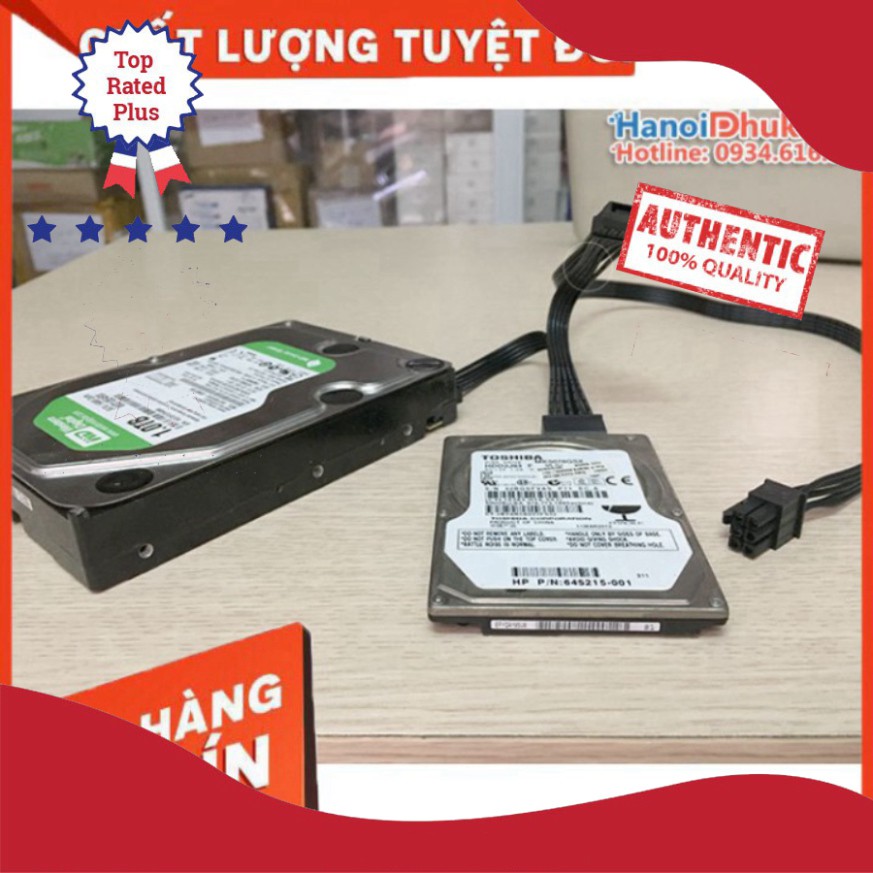 ✅ Cáp Chia Nguồn SATA 1 ra 2 - Dây Nguồn HDD Sata 1 Ra 2 - sata 1-2 ✅