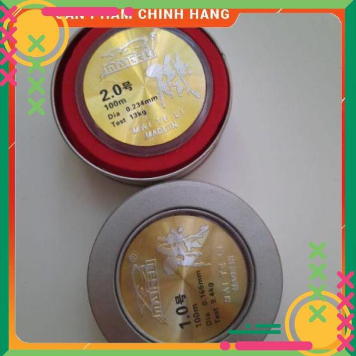 [SALE]  [Chính Hãng] Cước Hộp Sắt MAITELI Dài 100m Siêu Bền