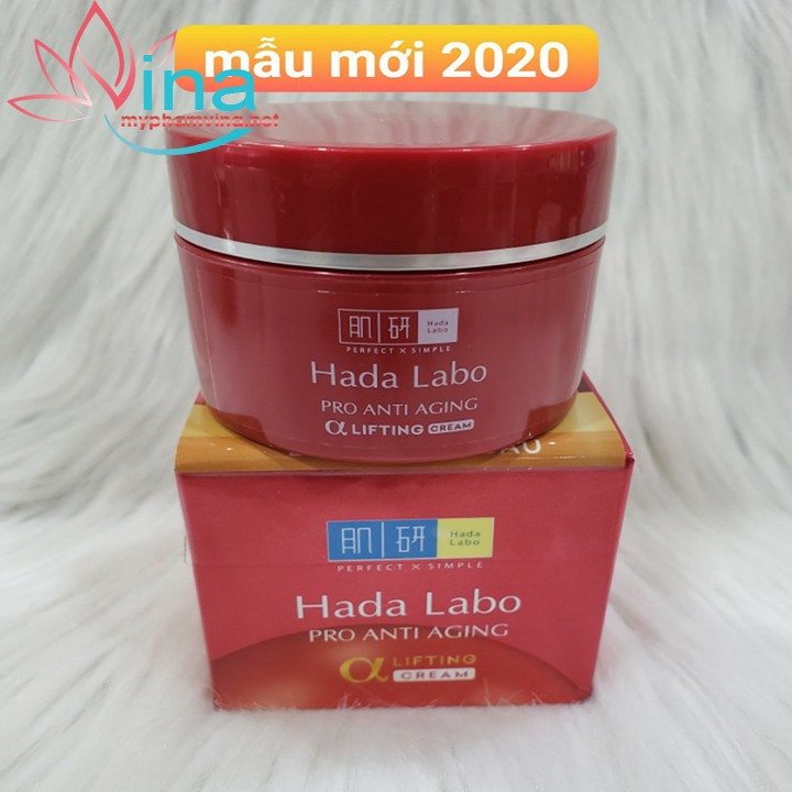 Kem dưỡng cải thiện lão hóa Hada Labo Pro Anti Aging Collagen Plus Cream 50g