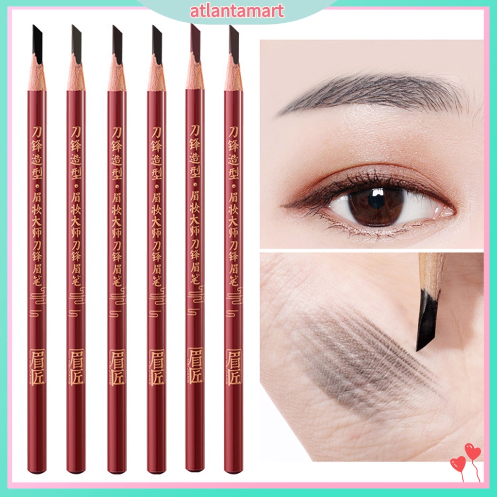 Bút Chì Kẻ Lông Mày Bằng Gỗ Tự Nhiên Lâu Trôi Không Nhòe