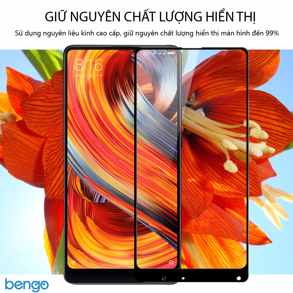 Dán cường lực Xiaomi Mi Mix 2/2s full keo và từ tính