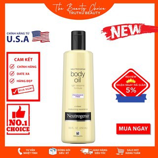 DẦU DƯỠNG CƠ THỂ NEUTROGENA BODY OIL LIGHT SESAME FORMULA 250ML CHÍNH HÃNG - 8070