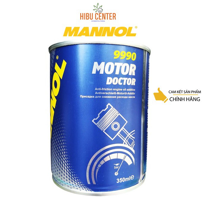 Tăng Độ Nhờn Của Nhớt, Giảm Ma Sát, Tăng Công Suất MANNOL 9990 – 350ML Motor Doctor, Hàng Đức Chính Hãng – HIBUCENTER