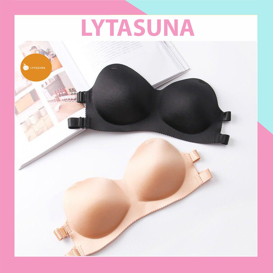 Áo lót Bra Nữ Su Quây Đệm Bàn Tay Không Gọng Mềm Mịn Freesize < 60kg BR11 ( Tặng Dây Quai Trong) | BigBuy360 - bigbuy360.vn