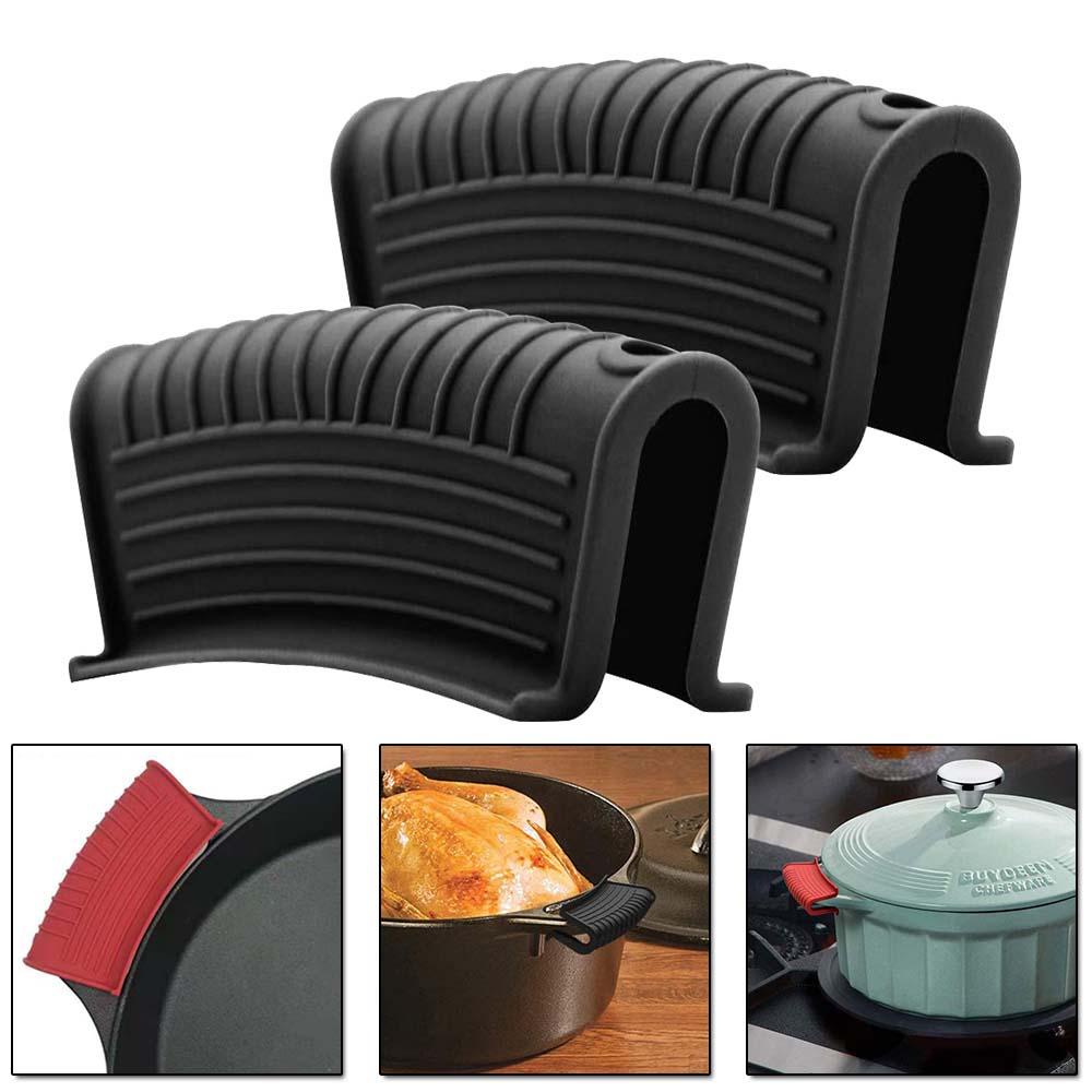 RALPH Tay Cầm Xoong Nồi Bằng Silicone Chống Dính Cách Nhiệt Tiện Dụng