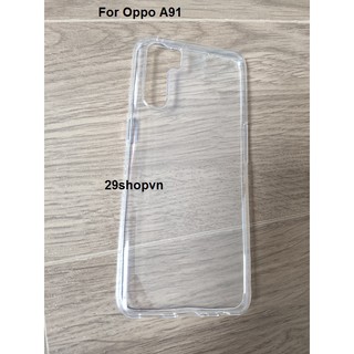 Ốp Oppo A91 dẻo trong suốt (Loại đẹp)