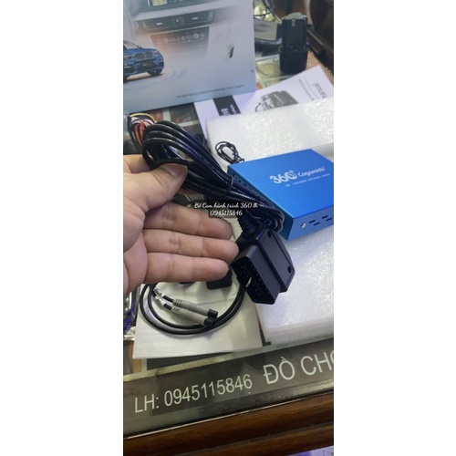 Camera 360 độ dùng chung cho xe hơi.