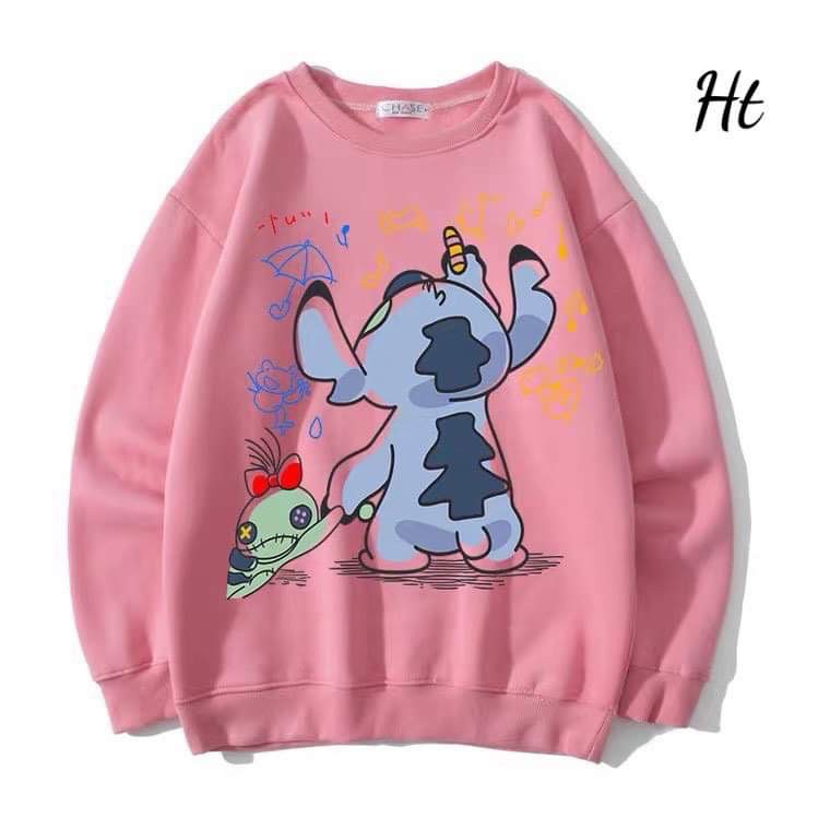 Áo thun 3d Stitch kéo bạn HTH1220