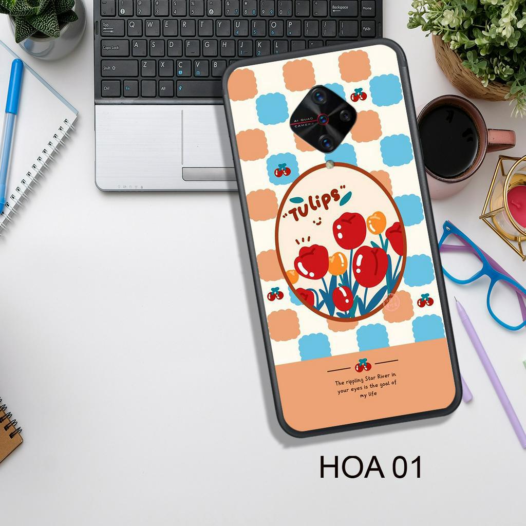 Ốp Lưng  VIVO S1  - S1 PRO - V7 - V7 PLUS - V9/Y85 - V11i - Y97 , In Hình HOA, Màu Sắc Bắt Mắt.
