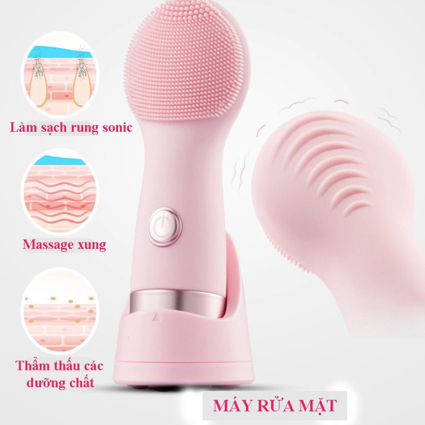 Giá Hot Máy Rửa Mặt, Máy Massage Mặt - Sạch Da, Ngăn Ngừa Mụn, Nâng Cơ, Chống Lão Hóa. Bảo Hành Uy Tín. Mua Ngay!