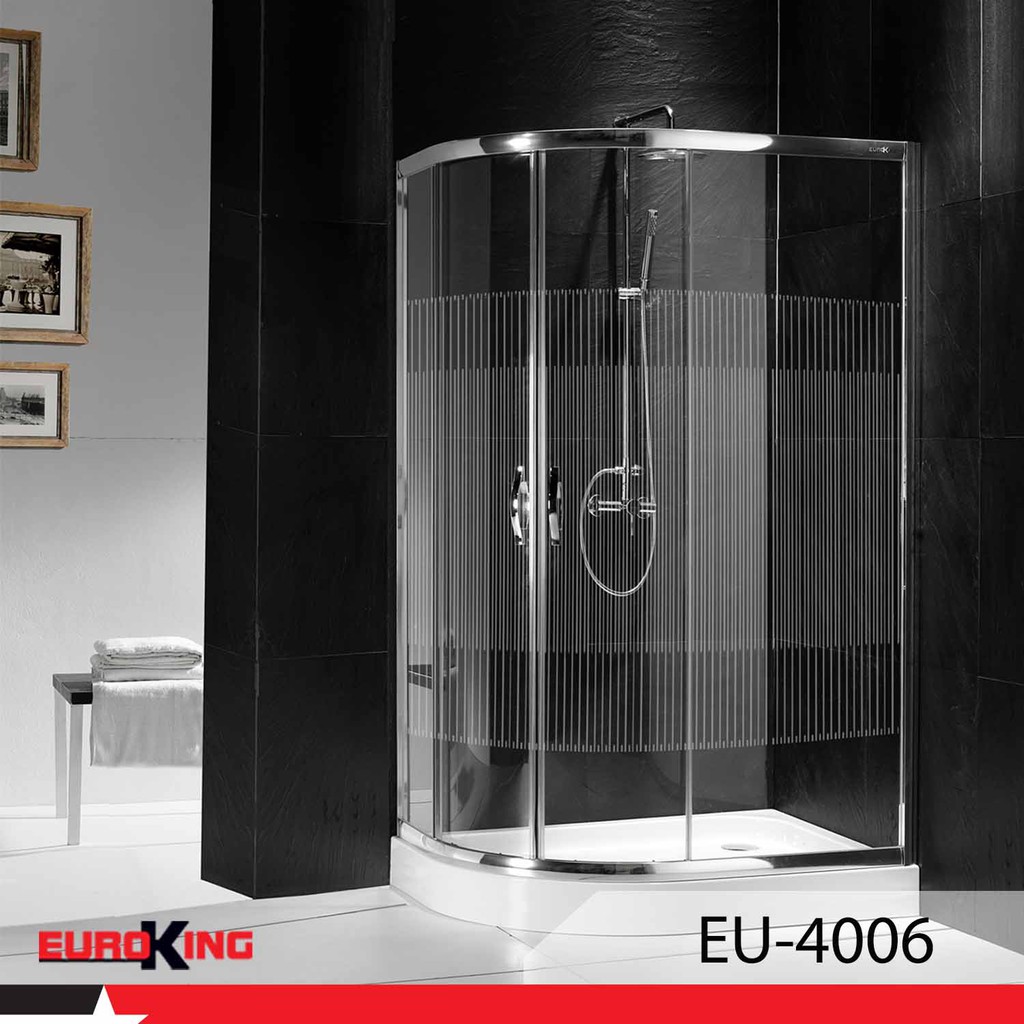 Phòng tắm kính cường lực Euroking kính EU-4006B, nhập khẩu