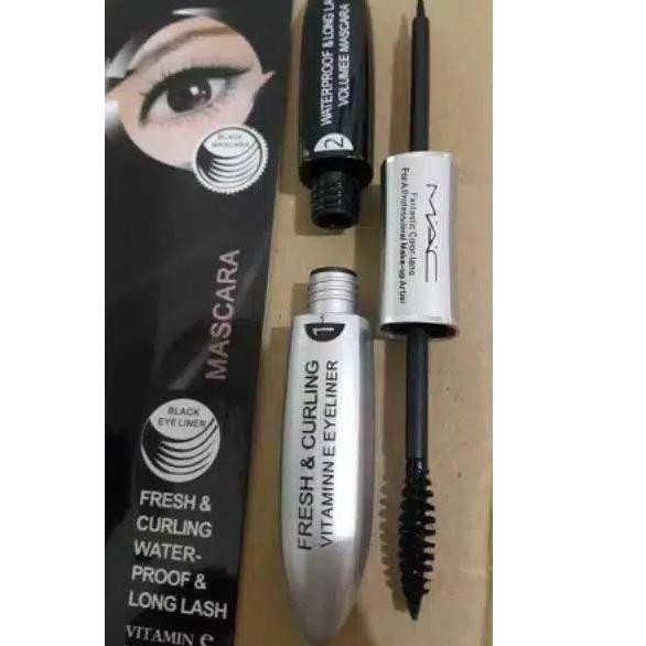 LOREAL REVLON (Hàng Mới Về) Mascara Và Bút Kẻ Mắt 2 Trong 1 Mac Cao Cấp