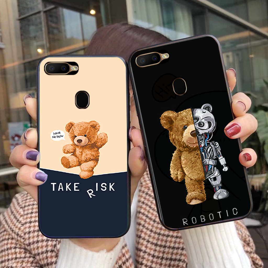 [HÀNG MỚI VỀ]ỐP LƯNG OPPO A5S/A7/A12/F9 HÌNH DÁNG CHÚ GẤU CỰC XINH XẮN