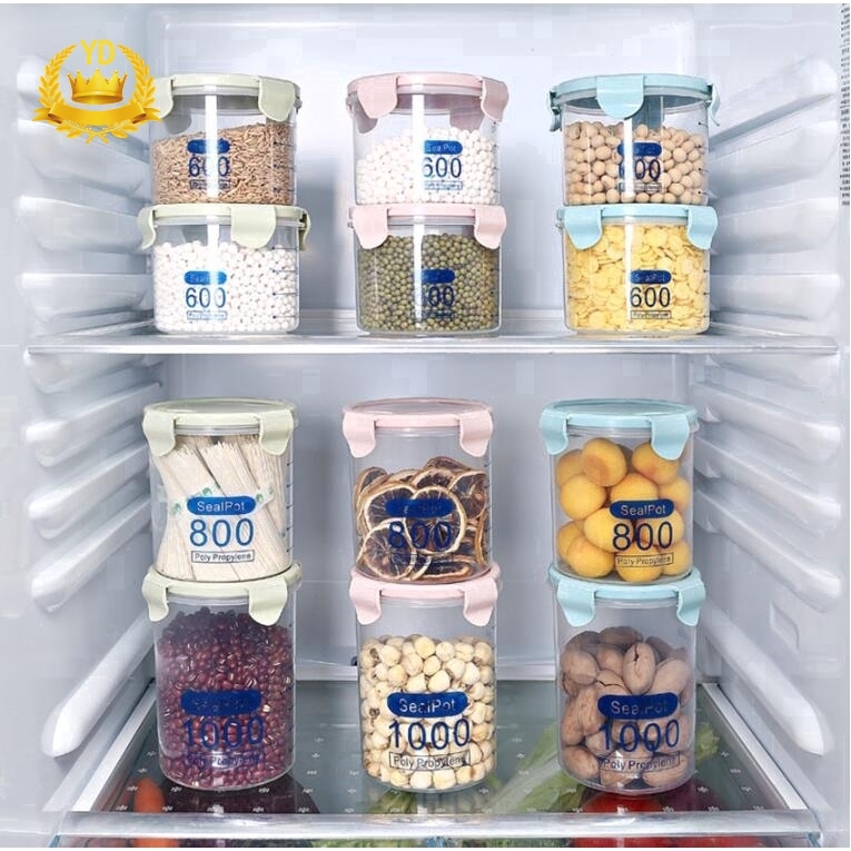 Hộp Nhựa Tròn Dùng Bảo Quản Thực Phẩm Tiện Dụng