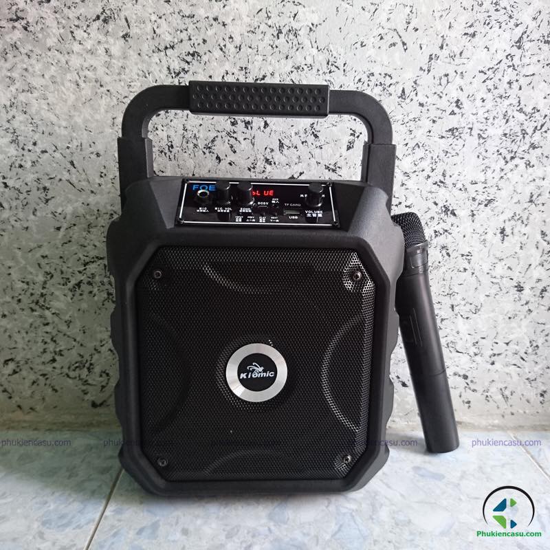 Loa bluetooth karaoke k68 - TẶNG MIC KHÔNG DÂY siêu hay chính hãng