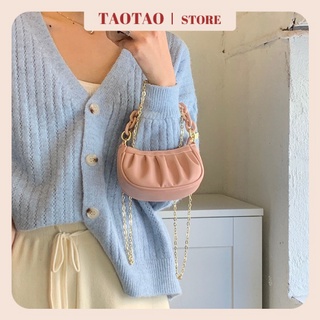Túi đeo chéo nữ đẹp túi mini dây xích clutch nữ thời trang