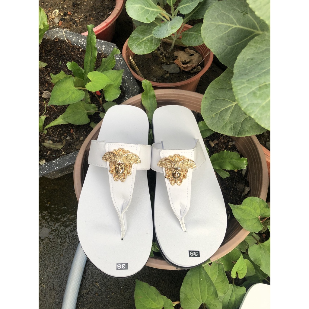 sandal đồng nai combo nam và nữ đế trắng quai trắng size từ 35 nữ đến 43 nam