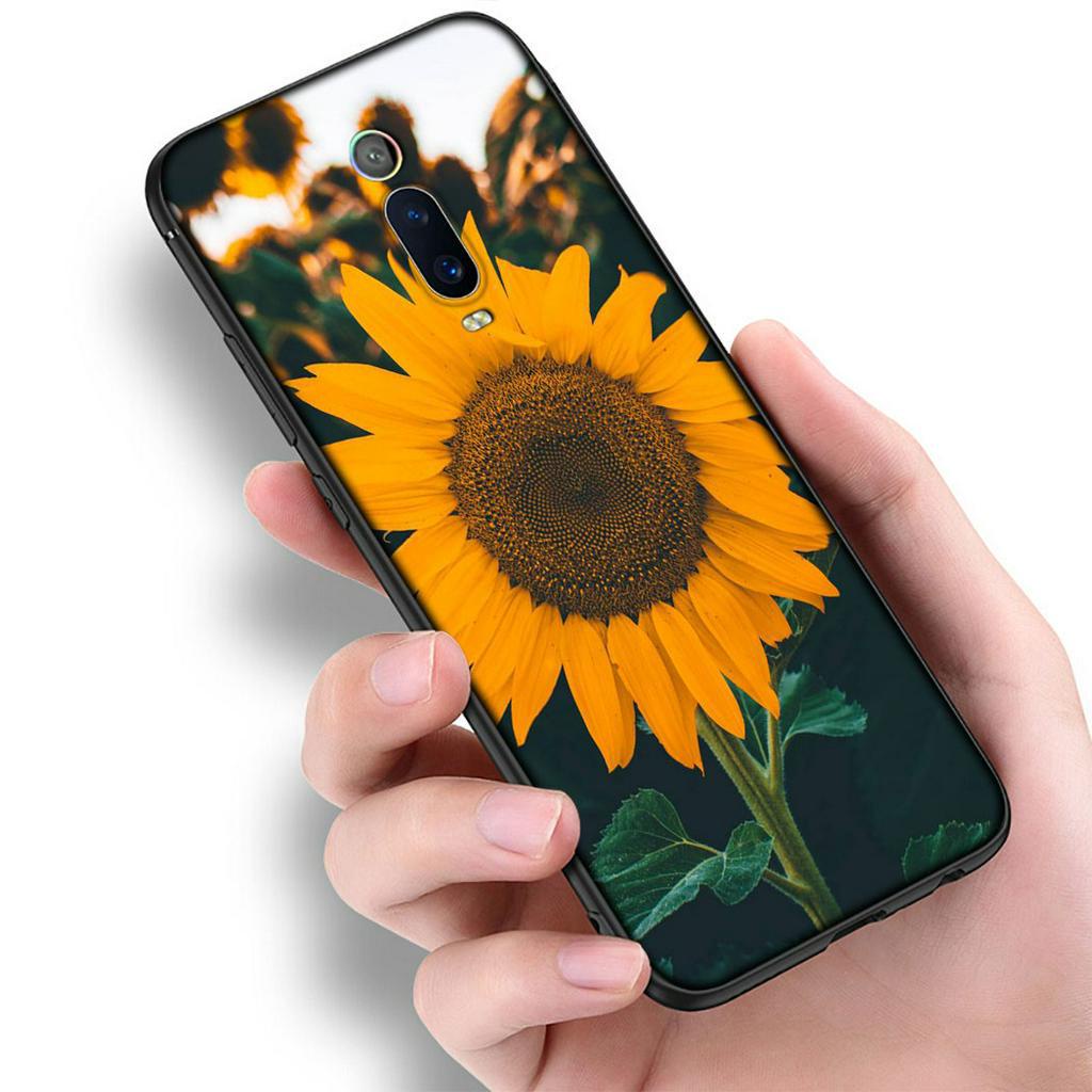 Ốp Lưng Silicon Mềm Họa Tiết Hoa Hướng Dương Màu Vàng Cho Xiaomi Mi 8 9 Se Lite Pro 6 F1 A1 A2 5x 6x Iqi105