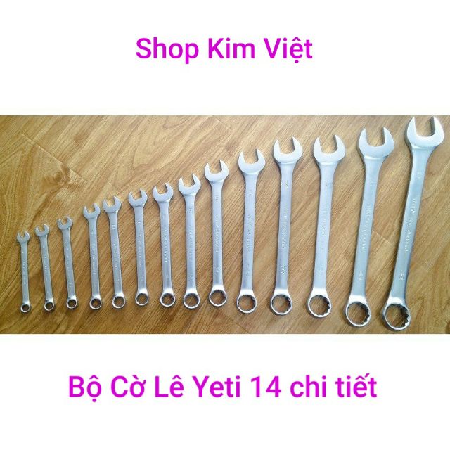 Bộ Cờ lê Yeti 14 chi tiết Sữa chữa xe máy, ô tô.