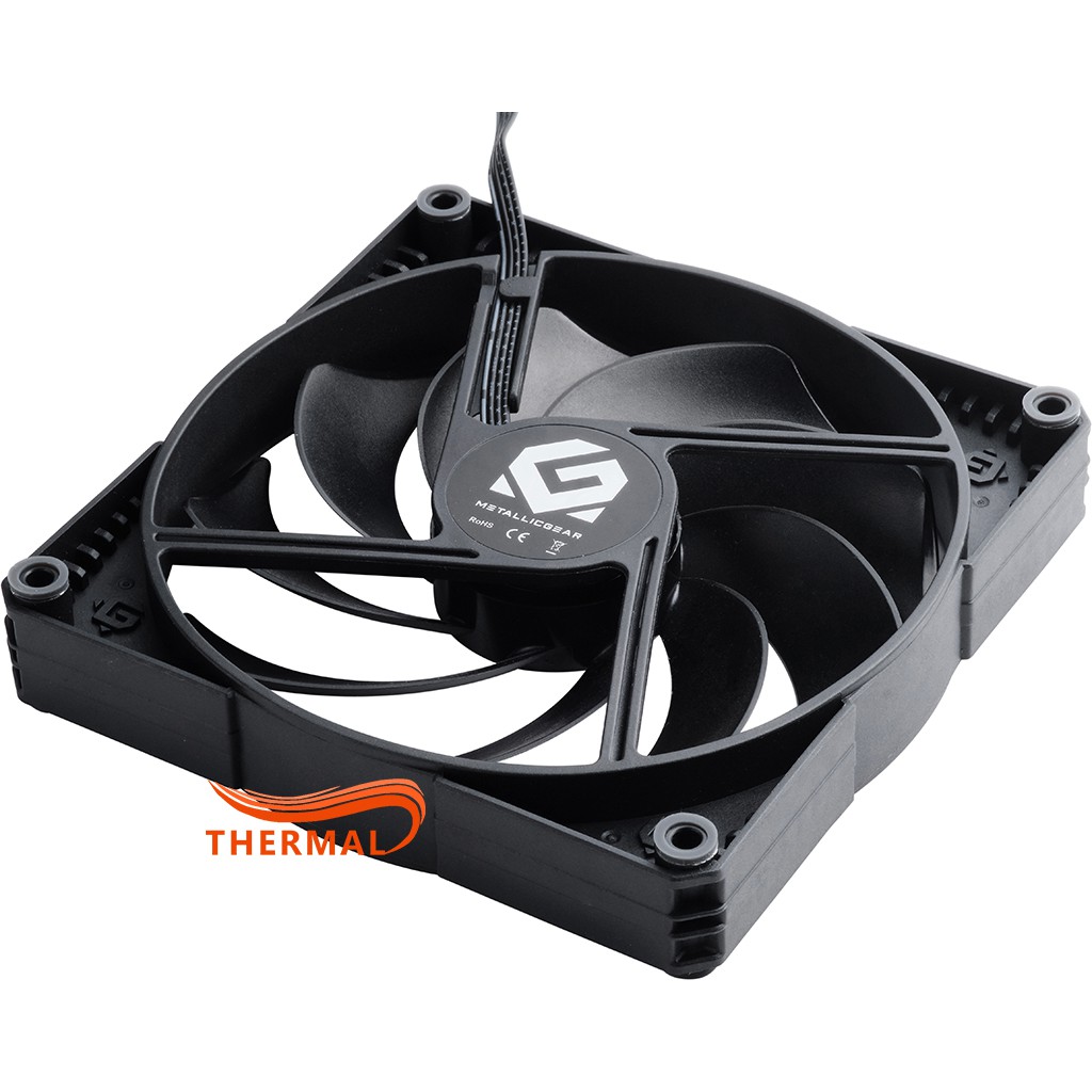 Quạt fan case 14cm MetallicGear Skiron 140mm Fan - Sức gió tốt, Quạt quay êm 1500 vòng hỗ trợ điều tốc, Thiết kế cao cấp