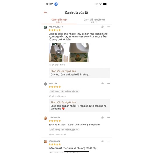 Combo 3 Can Nước Rửa Chén, Lau Sàn, Nước Giặt Minh Hồng