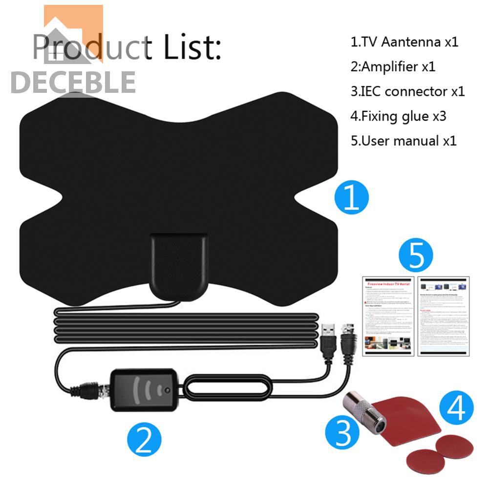 Ăng Ten Khuếch Đại Tín Hiệu Kỹ Thuật Số Trong Nhà 150 Dặm Hd 4k Tv | BigBuy360 - bigbuy360.vn