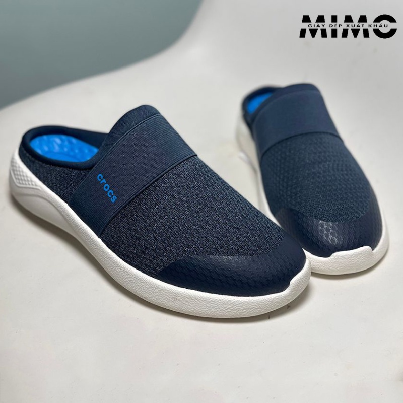 Giày Lười Nam Literide Mesh Mule Navy xanh êm nhẹ, đế ma sát