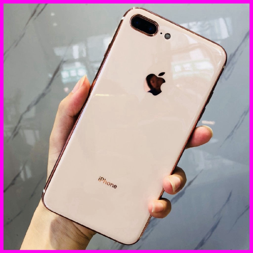 Ốp iphone - Ốp lưng Logo táo viền vàng 5/5s/6/6s/6plus/6s plus/7/8/7plus/8plus/x/xs/xs max/11/11pro max -NGOC LINHMOBILE