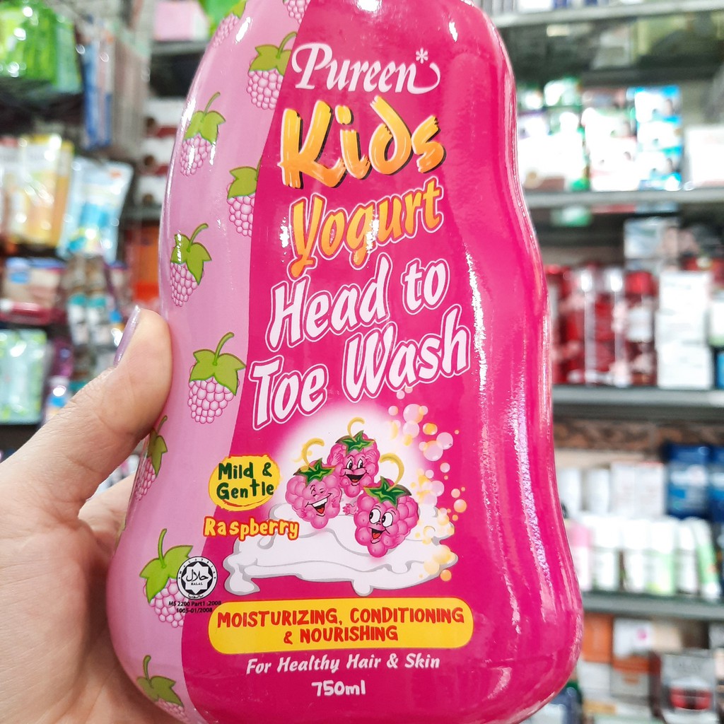 Dầu gội Pureen tinh chất Sữa chua hương Phúc Bồn Tử 750ml