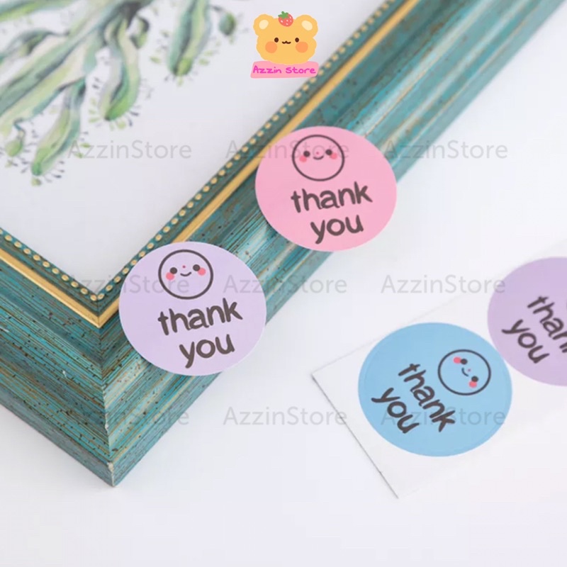 Hình dán sticker DIY Hàn Quốc đơn giản trái tim & mặt cười nhãn dán - Azzin Store