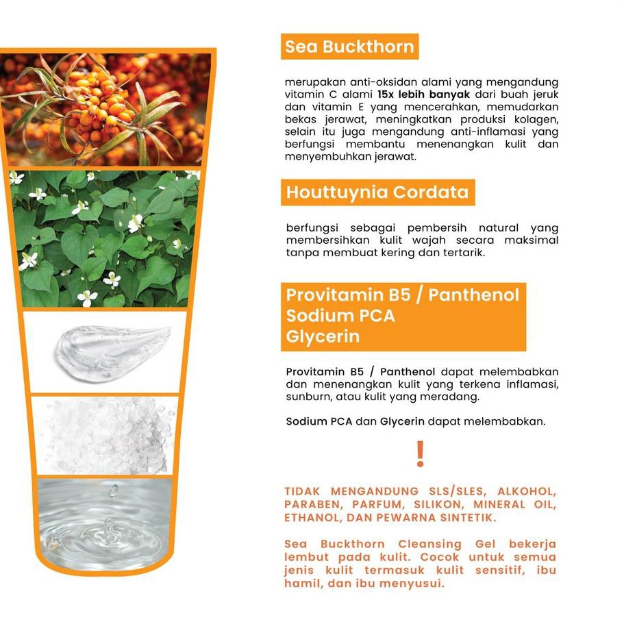 Nước Hoa Hồng Kleveru Sea Buckthorn Series Làm Sạch Da Mặt | BigBuy360 - bigbuy360.vn