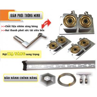 Giàn Phơi Hòa Phát 999B, Giàn Phơi Thông Minh Chính Hãng Phù Hợp cho Ban Công