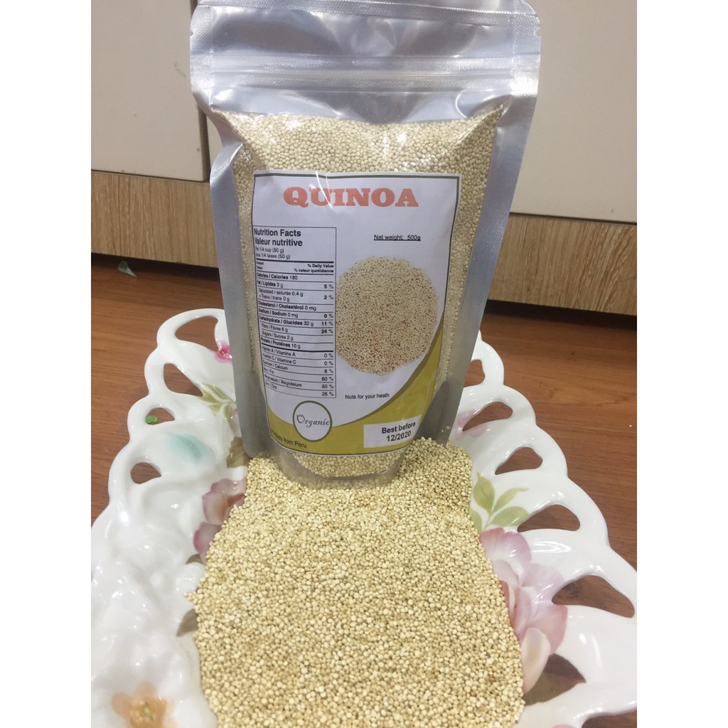 500g Hạt diêm mạch hữu cơ Quinoa