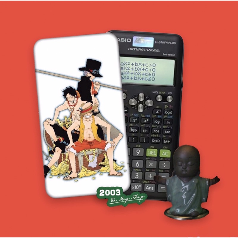 | Miếng Dán DECAL ONE PIECE Siêu Cute Dành Cho Các Dòng Máy Tính CASIO FX-580VNX,FX-570VN,FX-570ES,VINACAL...