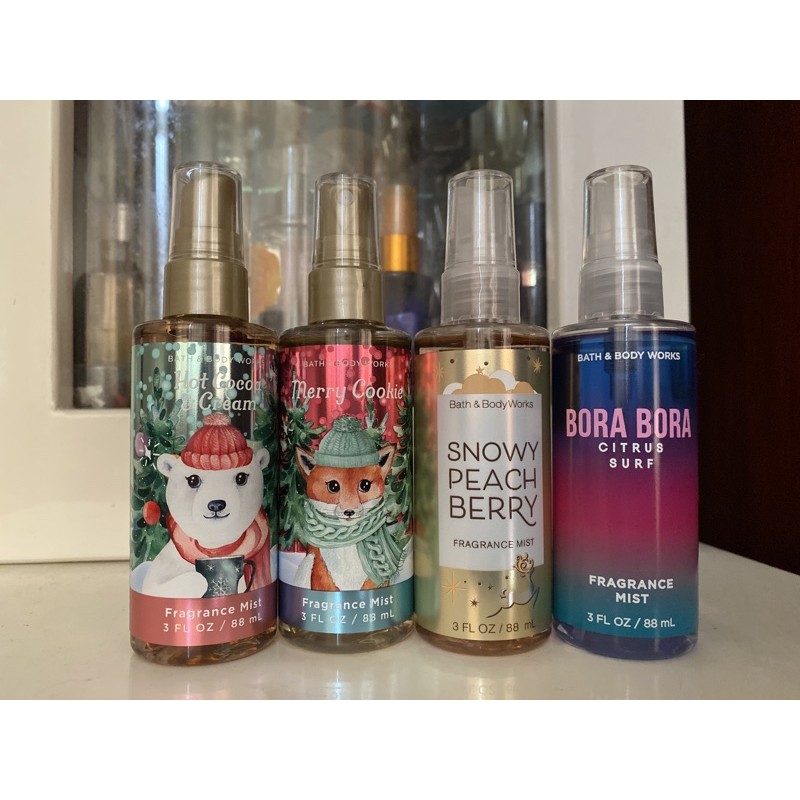 BILL US - Nước xịt thơm toàn thân Body mist Bath and body works Minisize các loại link 2