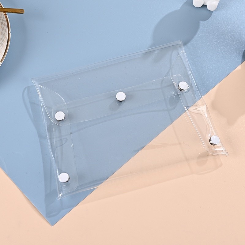 Ví tiền mini trong suốt cao cấp phong cách Hàn Quốc