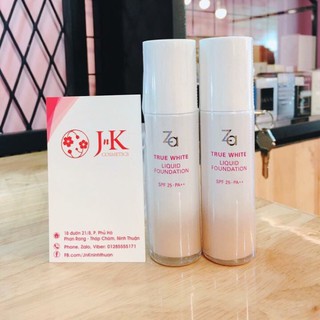 Kem Nền Trang Điểm ZA True White Ex Liquid Foundation