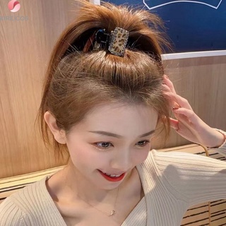 Kẹp Tóc Gấp Tóc Da Beo Cao Cấp Hot Trend Hàn Quốc