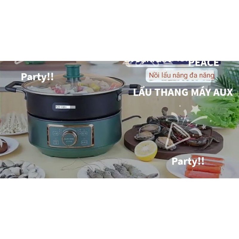 Nồi lẩu thang máy, nồi lẩu tự nâng AUX Chính hãng.