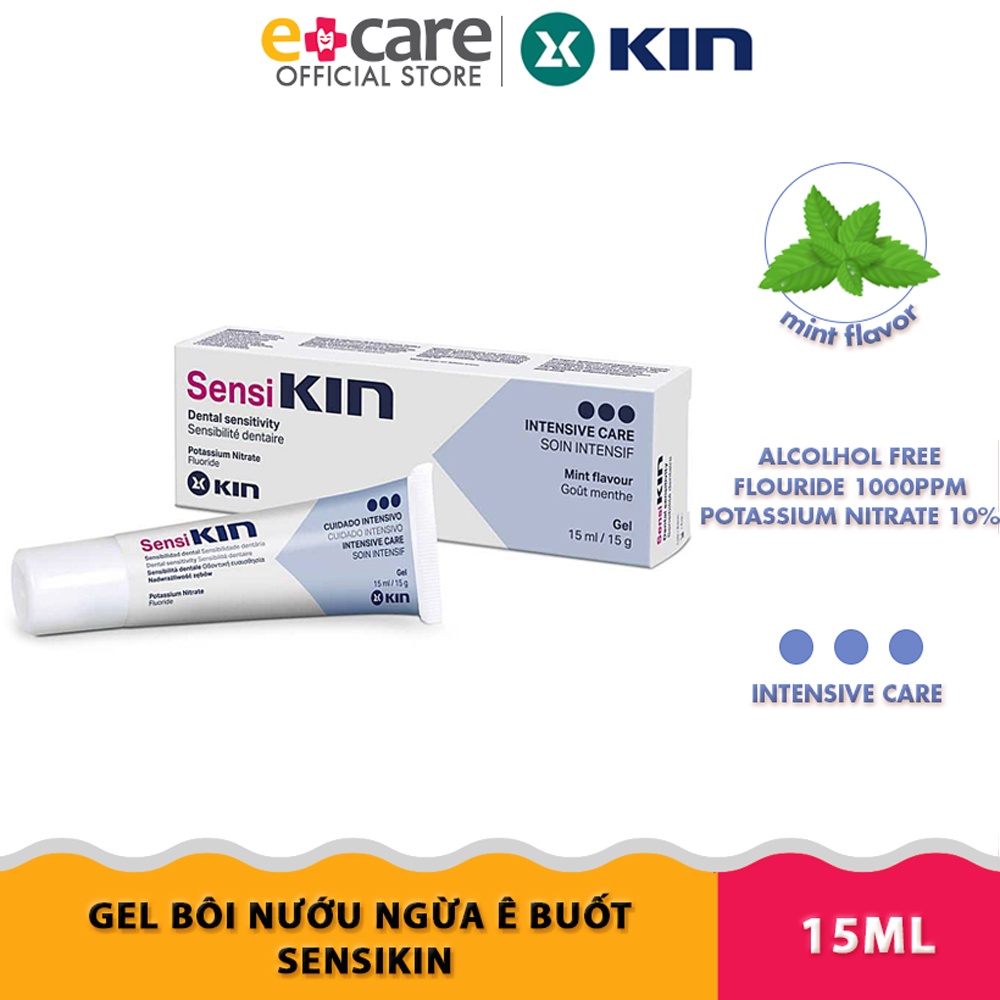 Gel bôi SensiKin ngăn cơn ê buốt cấp tính 15ml