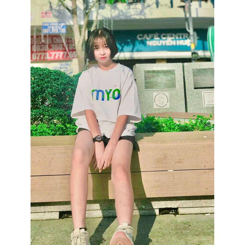 Áo Oversize Nam MYO Vải Cotton In Hình Planet Tee