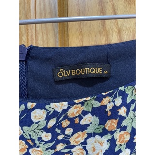 ĐẦM HOA MIDI DRESS OLV