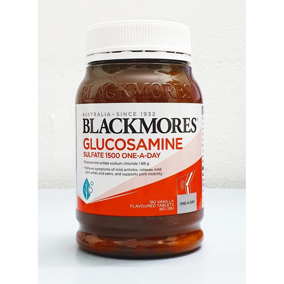 date 12/24 - Bổ Khớp Blackmores Glucosamine Sulfate 1500 mg One a day chai 180 viên của Úc