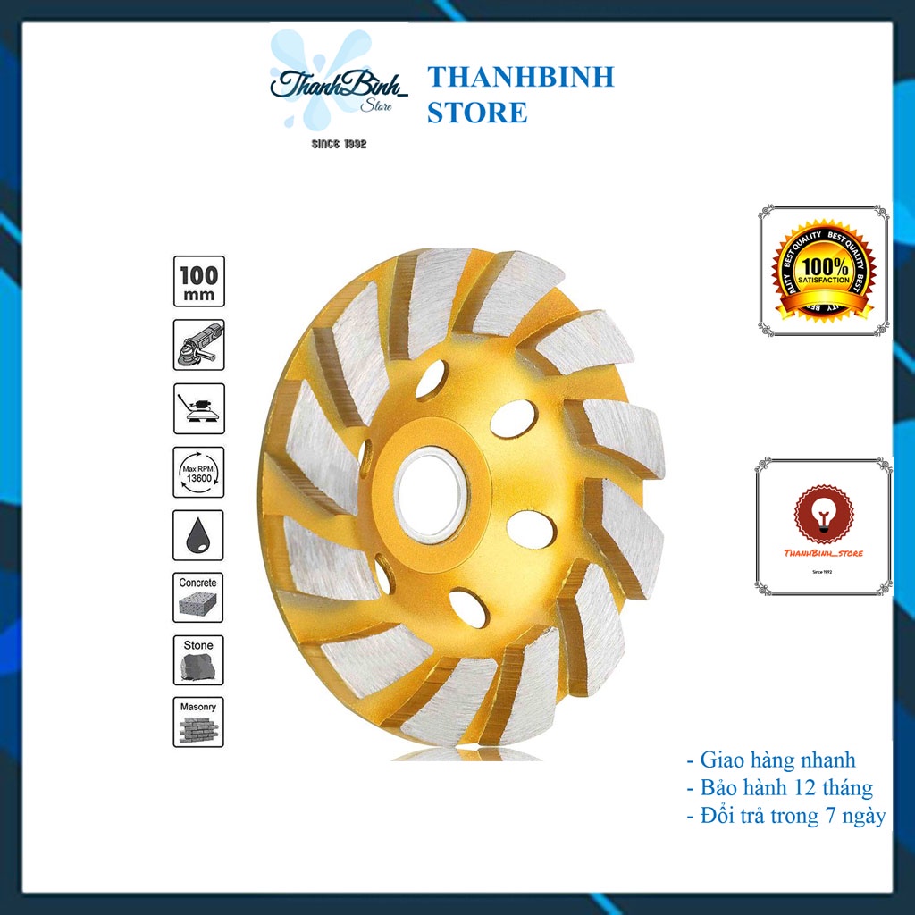 ĐÁ MÀI GANITO/ ĐÁ MÀI PHÁ BÊ TÔNG- PHI 100MM