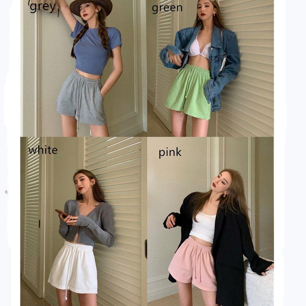 Quần Short Nữ Lưng Cao Phong Cách Đường Phố Mới
