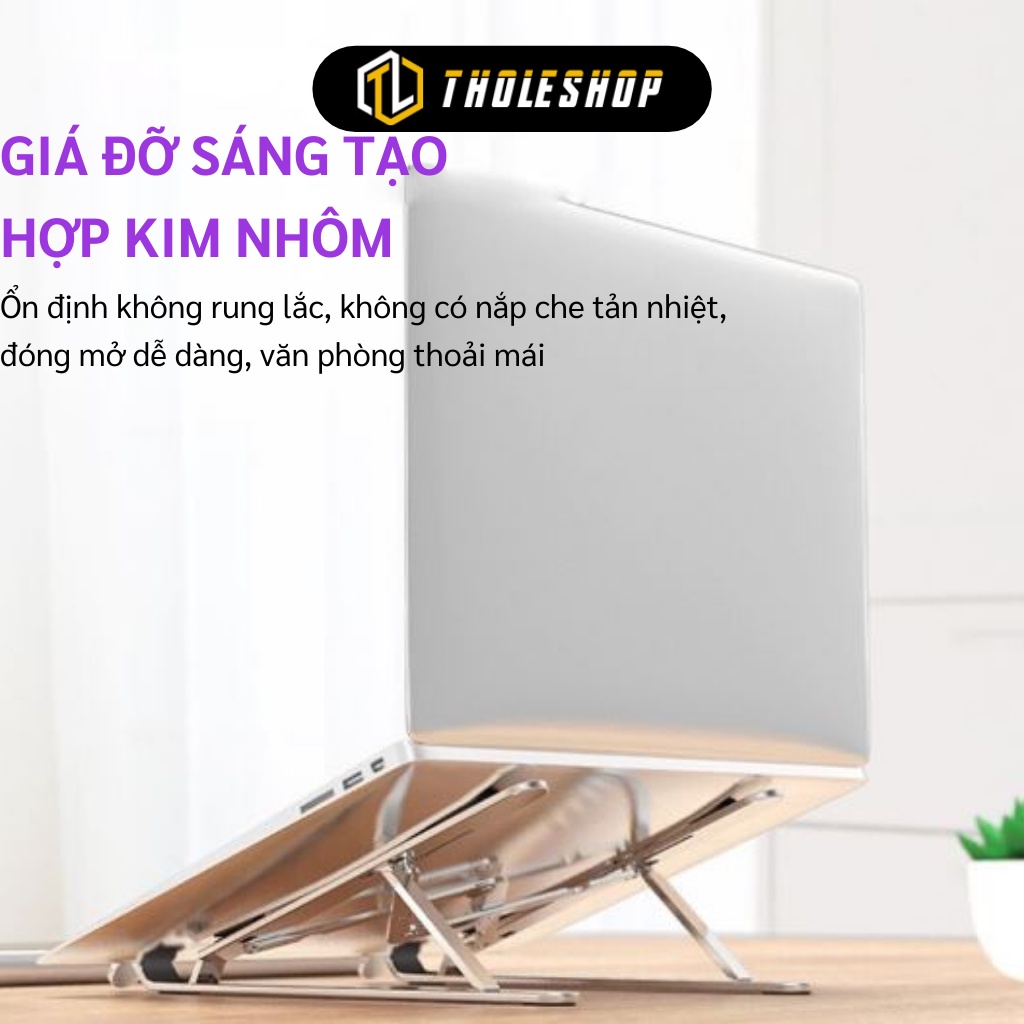 Giá Đỡ Laptop - Kệ Máy Tính Xách Tay Hỗ Trợ Tản Nhiệt Chống Trơn Trượt Gập Lại 10197