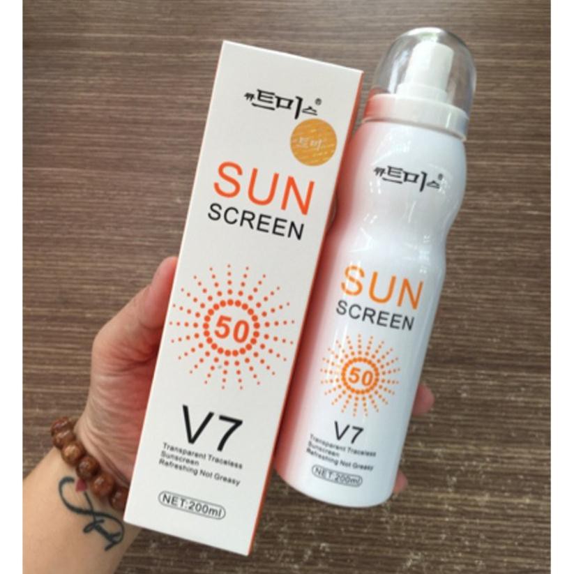 Chống nắng dạng xịt V7 Sun SCreen