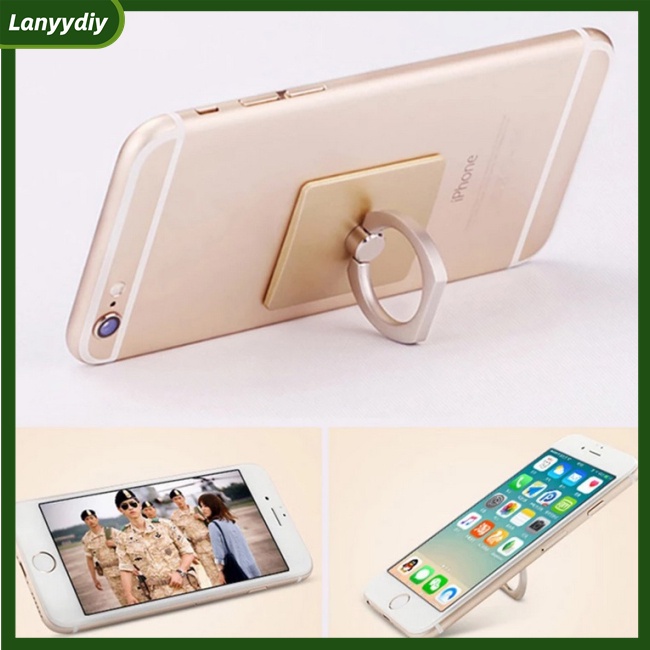 Nhẫn đỡ điện thoại bằng kim loại xoay 360 độ tiện dụng